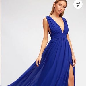 Lulu’s Blue Maxi Dress
